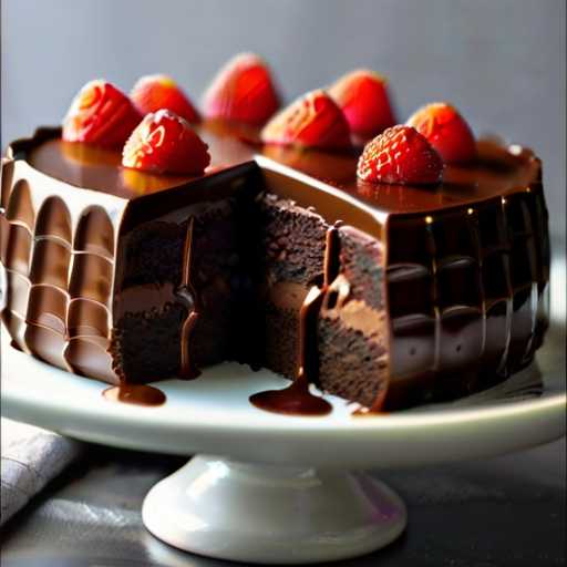 Homemade Chocolate Truffle Cake Recipe