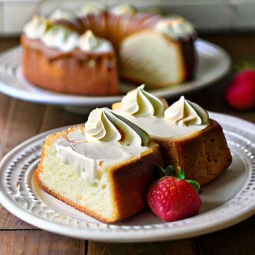 Easy Whipped Cream Pound Cake Recipe
