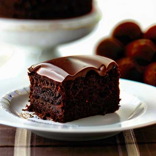 Easy Homemade Chocolate Truffle Cake