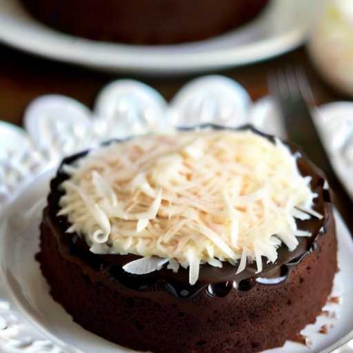 easy homemade coconut chocolate cake
