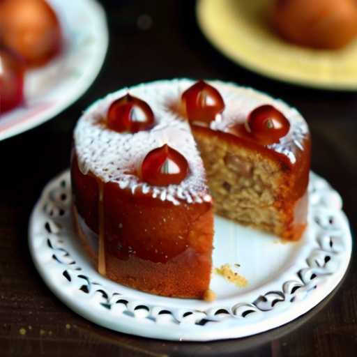 Easy Homemade Gulab Jamun Cake
