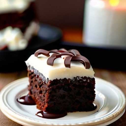 Easy Homemade Coconut Chocolate Cake