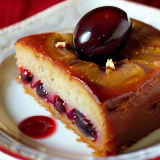 Traditional plum cake recipe