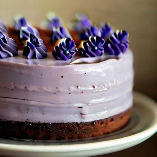 Chocolate Lavender Cake