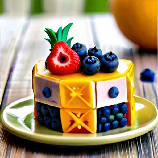 Unique Fruit Basket Cake Recipe