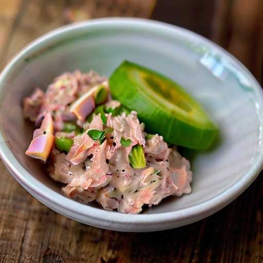 Healthy Peperoncini Tuna Salad with Greek Yogurt