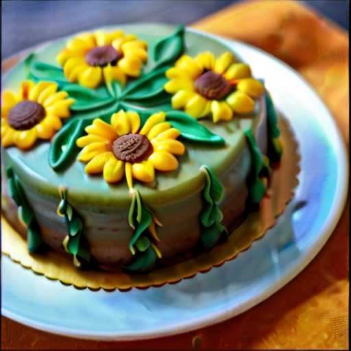 Homemade Sunflower Cake Recipe