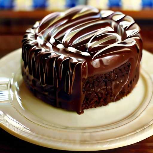 Sour cream chocolate cake