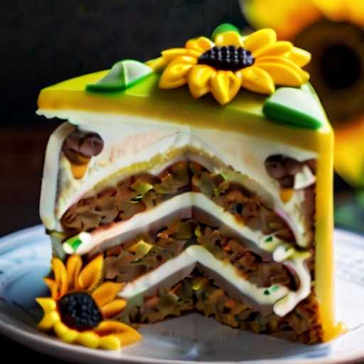 Homemade Sunflower Cake Recipe