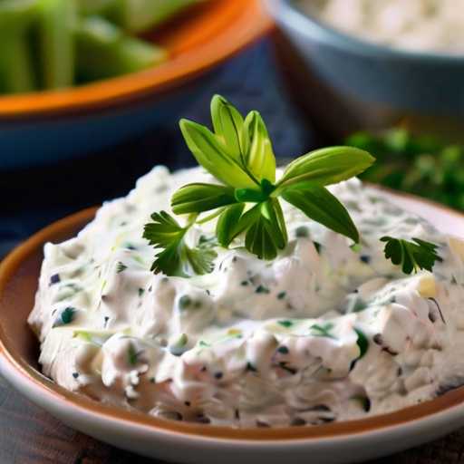 Cottage Cheese Dip Recipe with herbs