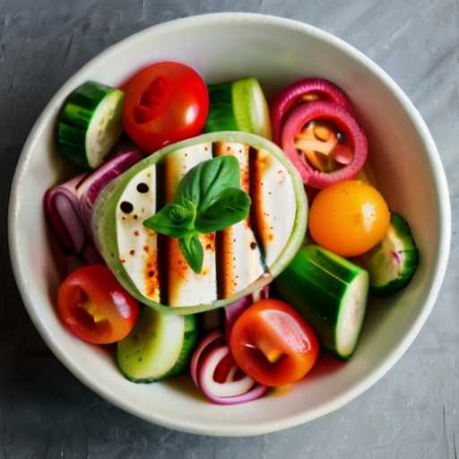 Healthy Grinder Salad Recipe with Fresh Vegetables