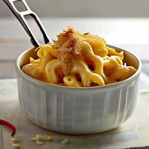 High Protein Macaroni and Cheese Recipe with Chicken