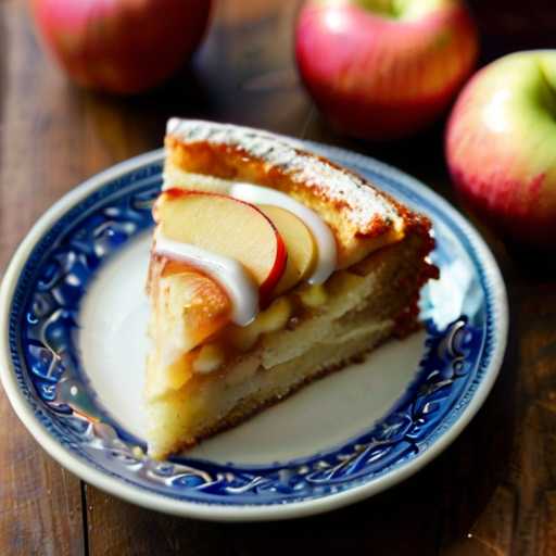 Polish apple Cake