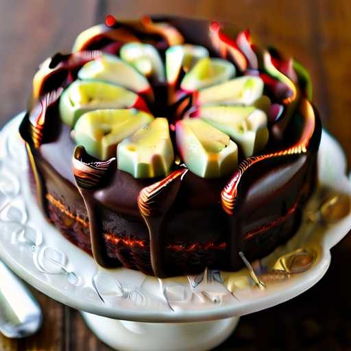 Chocolate apple cake
