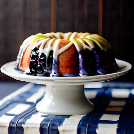 Blueberry bundt cake