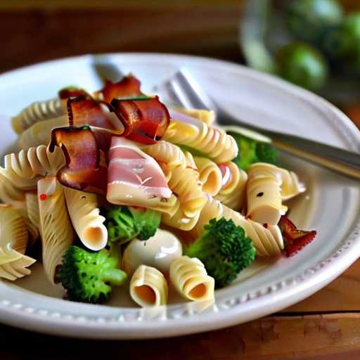 Delicious Pasta Salad Recipe with Ranch Dressing and Bacon