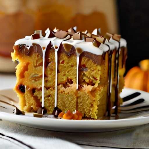Pumpkin Poke Cake