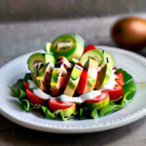 Healthy Hot Chicken Salad Recipe with Avocado