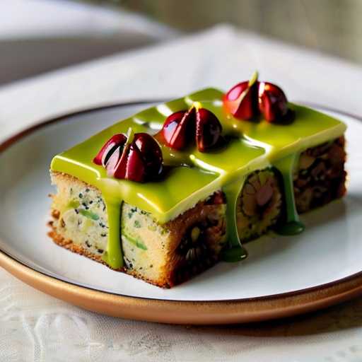 Pistachio fruit cake