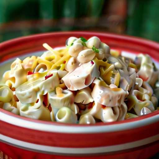 Easy Chicken Macaroni Salad with Mayonnaise Recipe