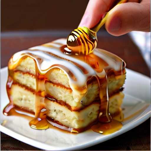 Honey bun cake