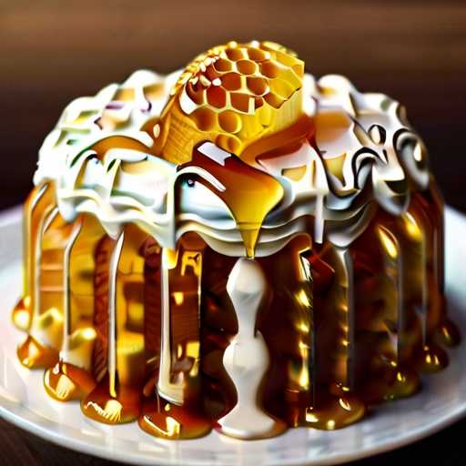 Honey comb cake