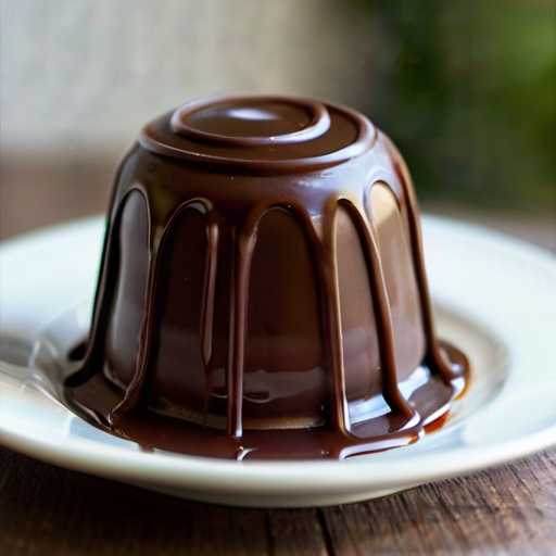 Delicious chocolate ganache without cream